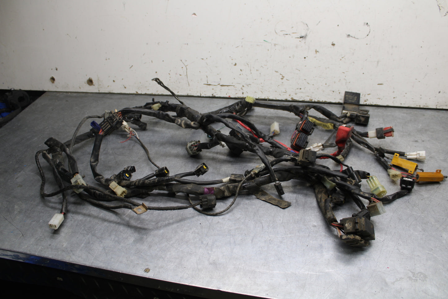 07-08 YAMAHA YZF R1 MAIN ENGINE WIRING HARNESS MOTOR WIRE LOOM BB724