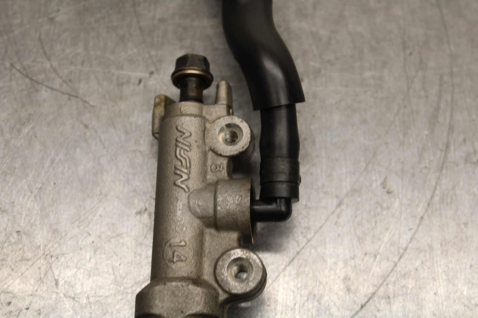 95-98 HONDA CBR600F3 REAR BACK BRAKE MASTER CYLINDER W RESERVOIR BB122