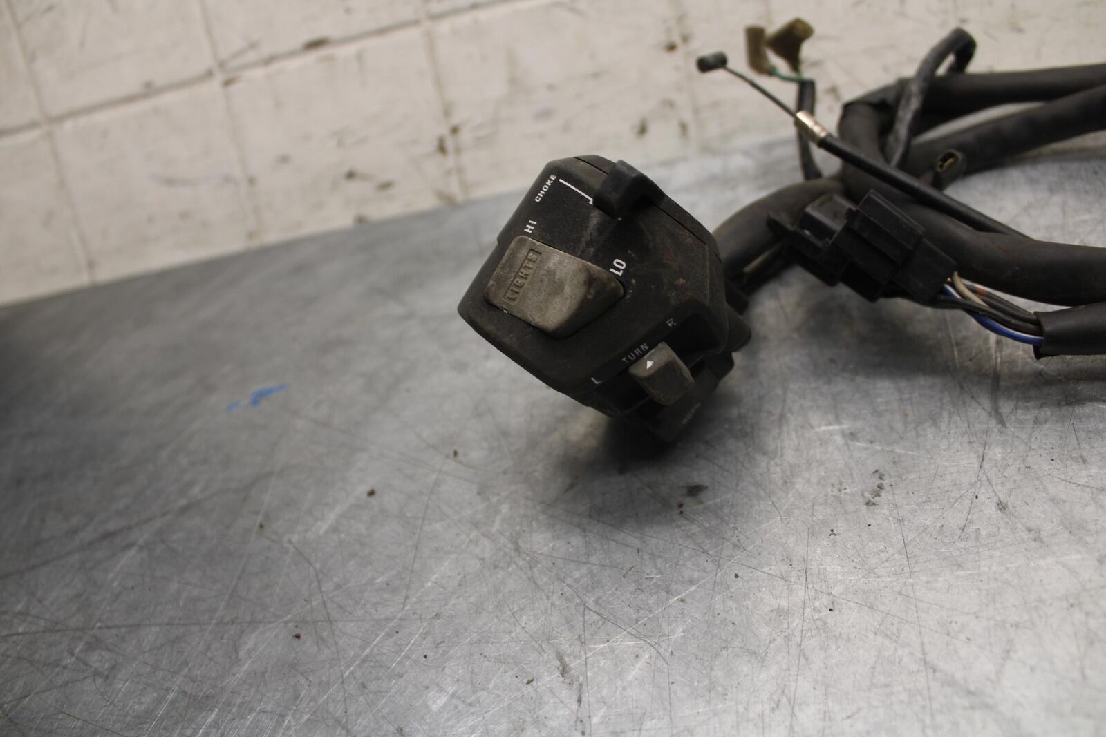 1992 Honda CBR600F2 LEFT CLIP ON HANDLE HORN SIGNALS SWITCH SWITCHES BB40
