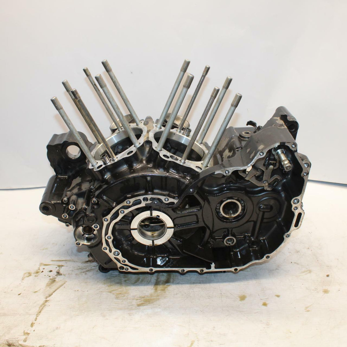 06 YAMAHA ROAD STAR XV1700PC WARRIOR WITH FLAMES ENGINE MOTOR CRANKCASE  BB262