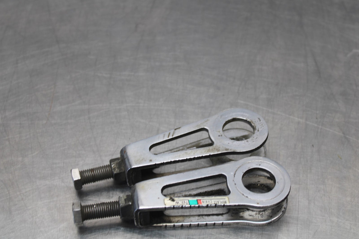 84 HONDA INTERCEPTOR 1000 VF1000F CHAIN TENSIONER ADJUSTMENT BRACKETS BB878