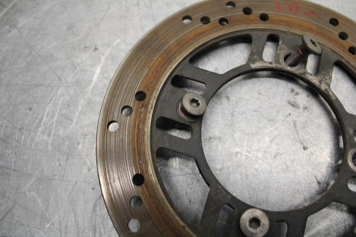 00-01 KAWASAKI ZZR600 REAR ROTOR BACK BRAKE DISC BOLT BB31