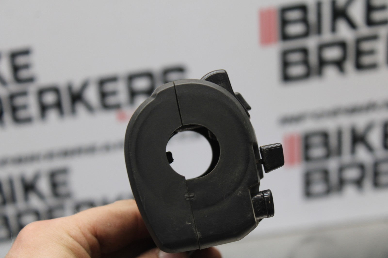 07-08 KAWASAKI NINJA ZX6R LEFT CLIP ON HANDLE HORN SIGNALS SWITCH SWITCHES BB203