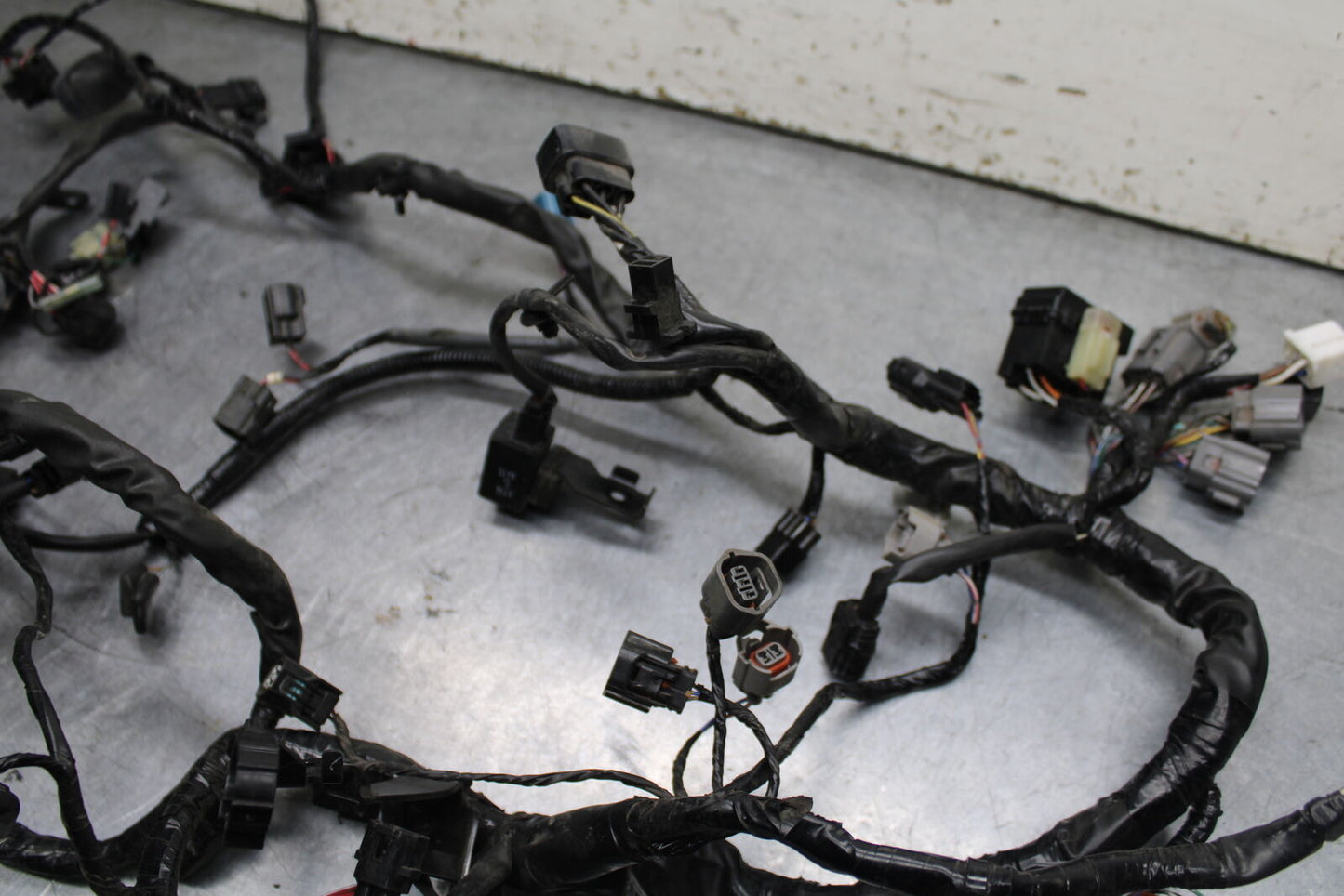 14-15 KAWASAKI NINJA 650 EX650F ABS MAIN ENGINE WIRING HARNESS WIRE LOOM BB741