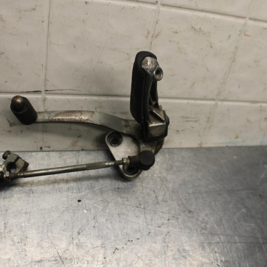 89-90 YAMAHA FZR600 LEFT REARSET REAR SET FOOT PEG W SHIFTER BB76