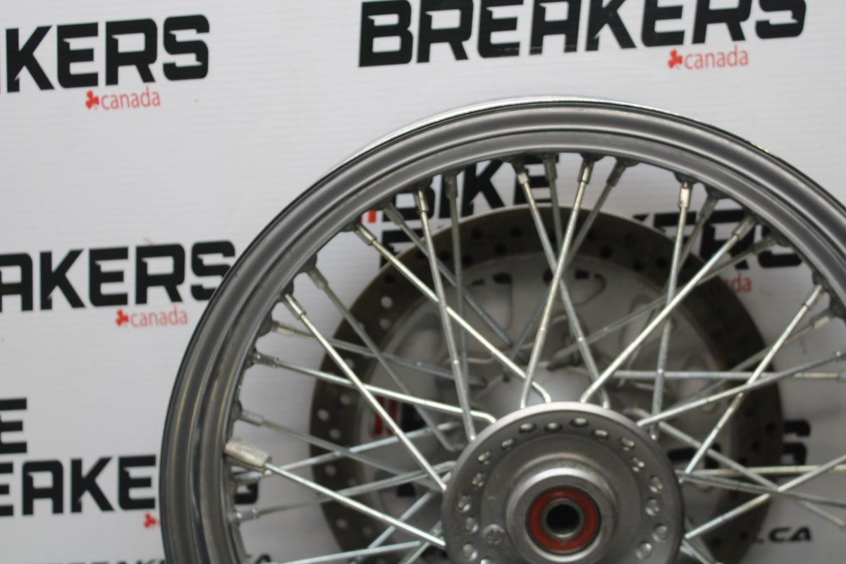 15 SUZUKI BOULEVARD C50 FRONT WHEEL FRONT RIM & ROTOR BB775