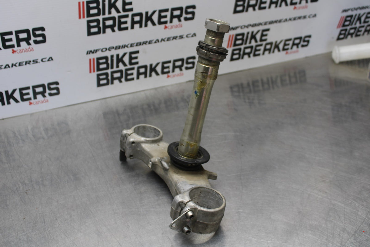 07-08 KAWASAKI NINJA ZX6R FRONT FORKS CLAMP LOWER TRIPLE TREE STEM BB203