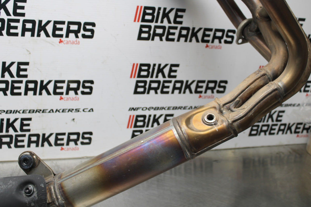 24-25 KAWASAKI NINJA ZX4R FULL EXHAUST SYSTEM HEADERS PIPE MUFFLER BB840