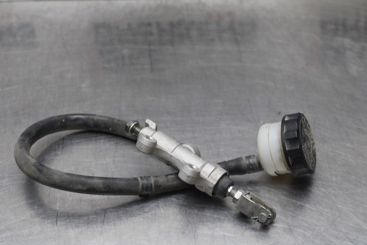 07 KAWASAKI NINJA 650 EX650 REAR BACK BRAKE MASTER CYLINDER W RESERVOIR BB844