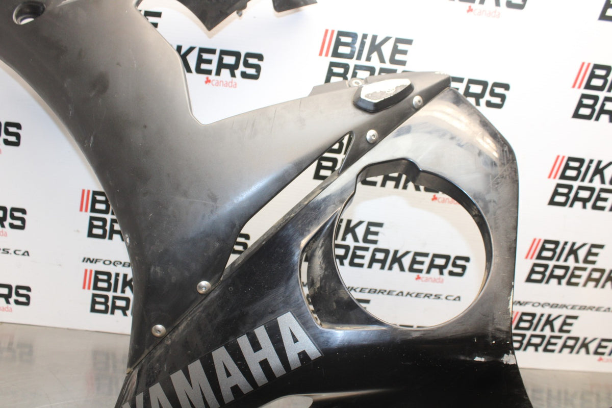 08-09 YAMAHA YZF R6S LEFT LOWER MID UPPER SIDE FAIRING COWL BB796