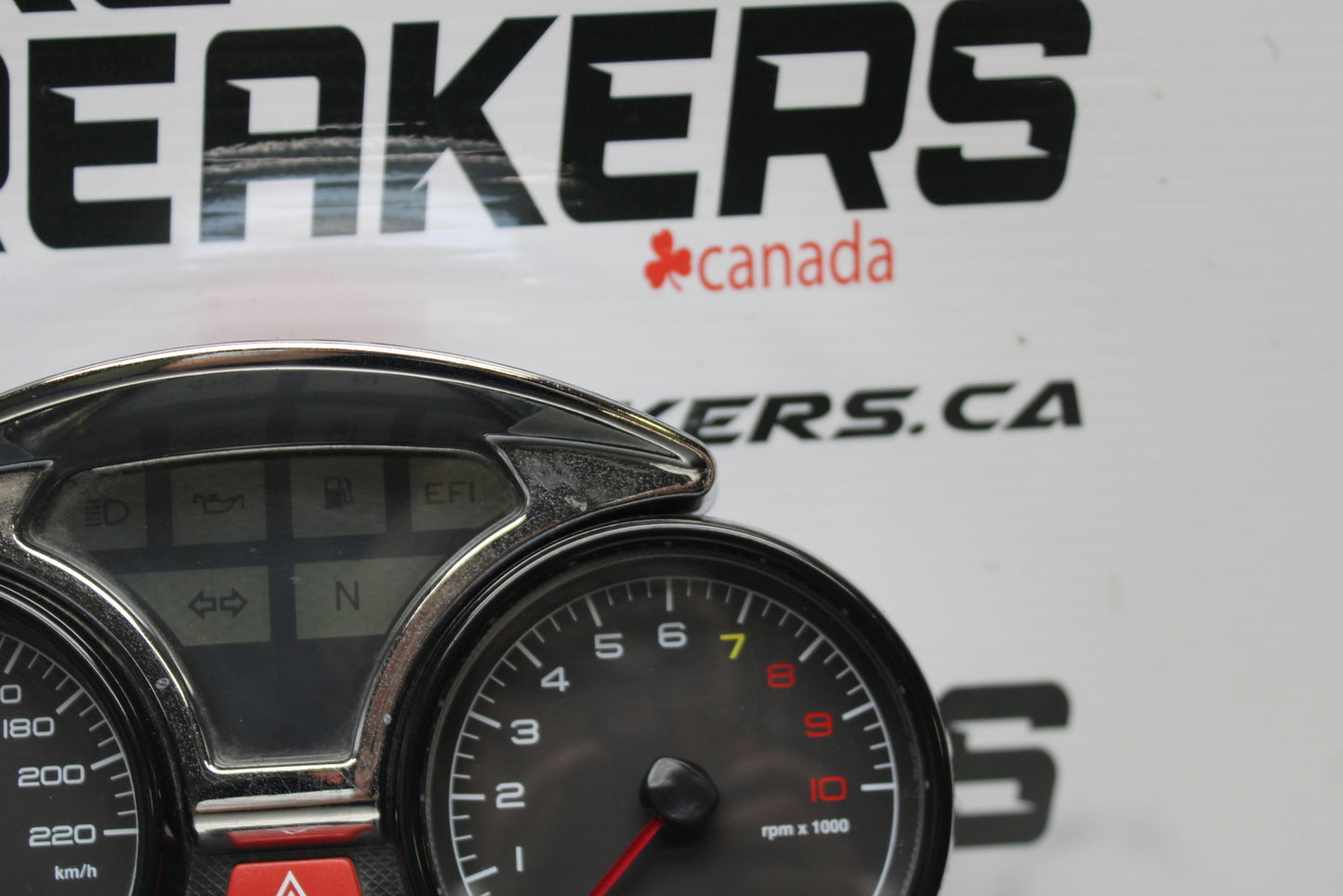 08 MOTO GUZZI BREVA 750 SPEEDO TACH GAUGES DISPLAY CLUSTER SPEEDOMETER BB154