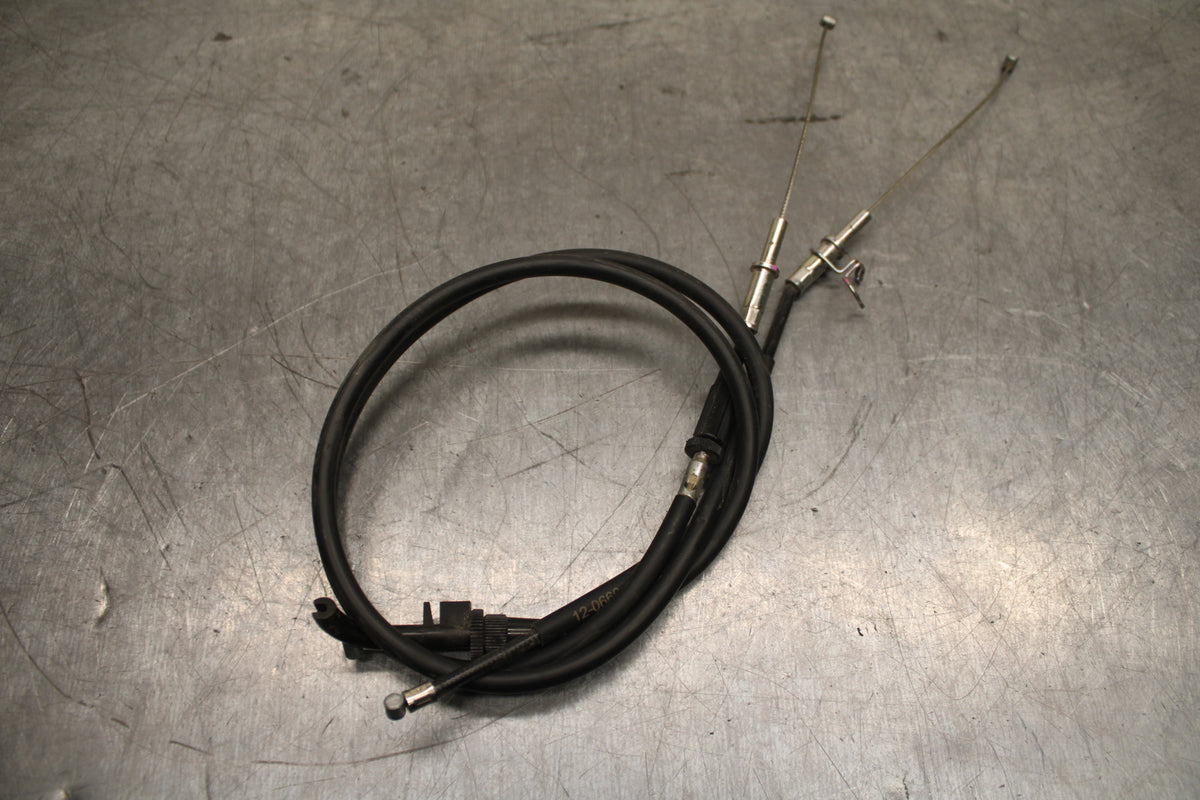 18-23 KAWASAKI NINJA 400 EX400 ABS THROTTLE CABLES LINES BB747