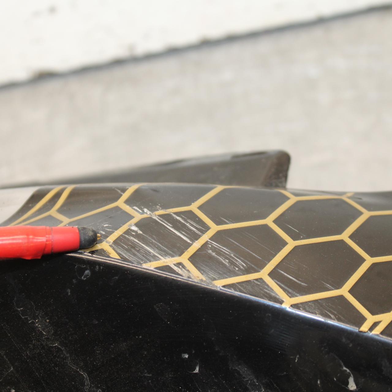 21 KAWASAKI NINJA ZX6R AFTERMARKET LEFT LOWER MID UPPER SIDE FAIRING COWL BB647