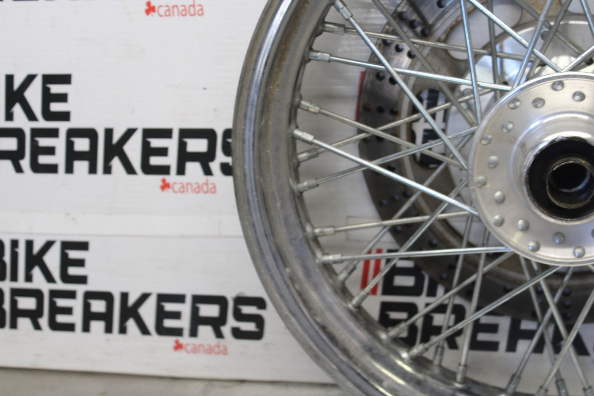 97 KAWASAKI VULCAN 1500 VN1500D CLASSIC FRONT WHEEL FRONT RIM & ROTOR BB936