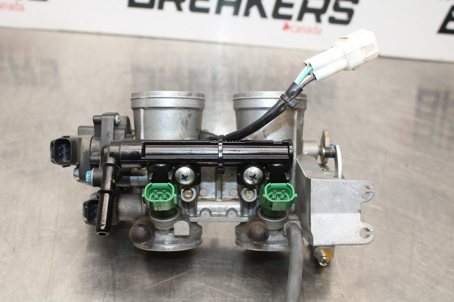 13-17 KAWASAKI NINJA 300 EX300 ABS MAIN FUEL INJECTORS / THROTTLE BODIES BB187