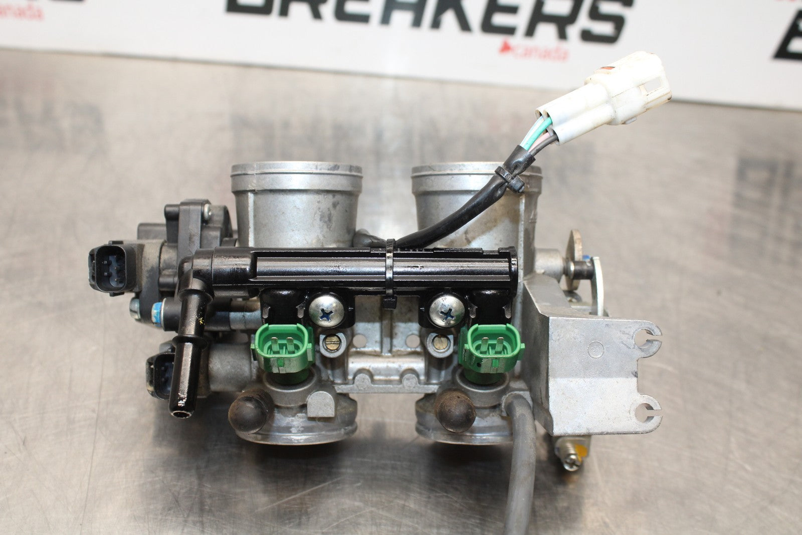 13-17 KAWASAKI NINJA 300 EX300 ABS MAIN FUEL INJECTORS / THROTTLE BODIES BB187