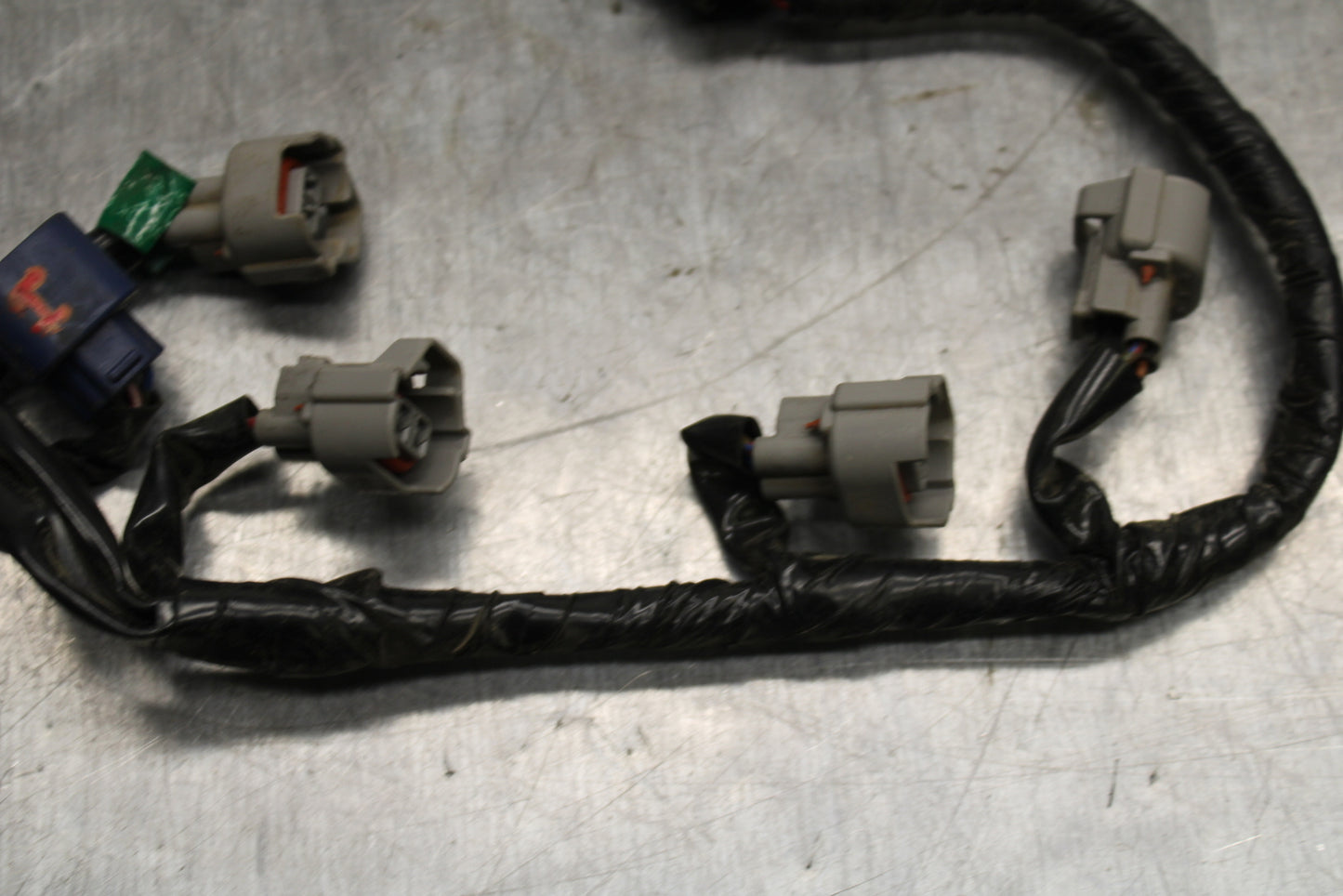 08-16 YAMAHA YZF R6 INJECTOR WIRING HARNESS WIRE LOOM SET BB127