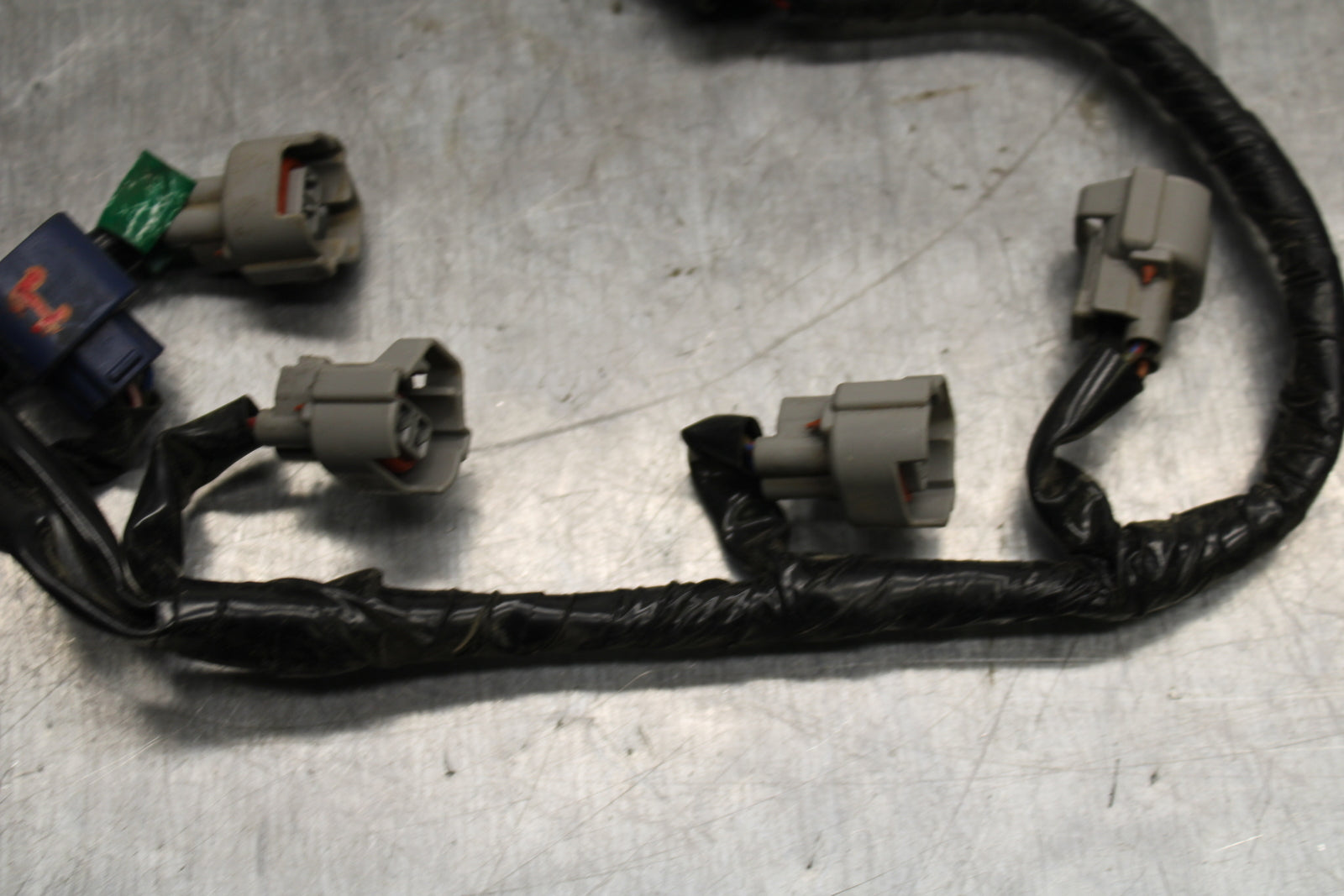 08-16 YAMAHA YZF R6 INJECTOR WIRING HARNESS WIRE LOOM SET BB127