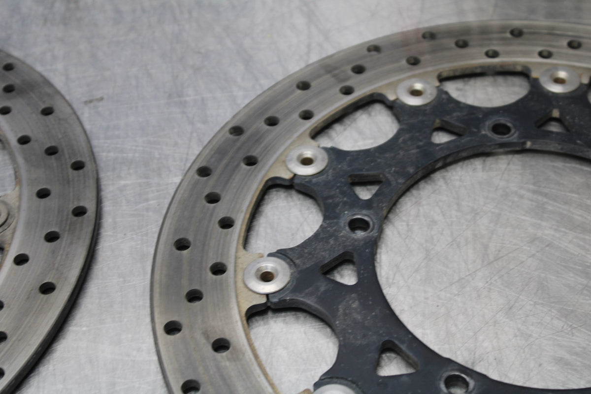 04-05 YAMAHA YZF R1 FRONT LEFT RIGHT BRAKE ROTORS DISCS  BB173