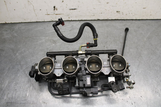 13-18 KAWASAKI NINJA ZX6R MAIN FUEL INJECTORS / THROTTLE BODIES 16163-0772 BB666