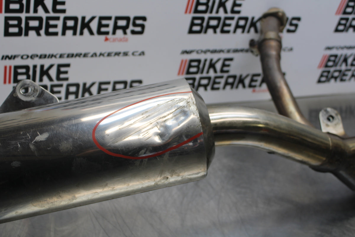 03 SUZUKI SV650S FULL EXHAUST SYSTEM HEADERS PIPE MUFFLER BB167