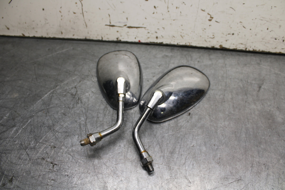 99-00 YAMAHA V STAR 1100 REAR VIEW MIRROR SET PAIR MIRRORS BB711