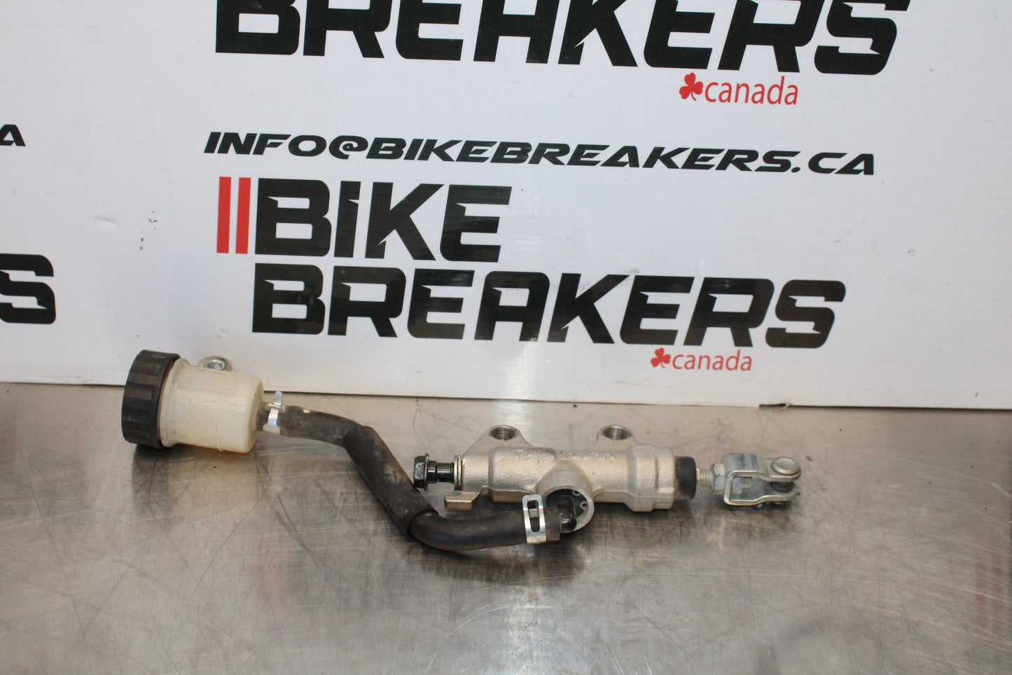 08-18 KAWASAKI KLR650 REAR BACK BRAKE MASTER CYLINDER W RESERVOIR BB183