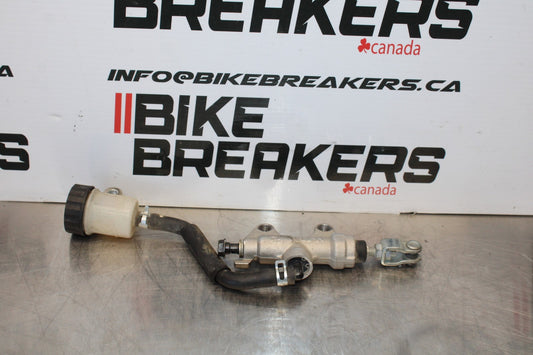 08-18 KAWASAKI KLR650 REAR BACK BRAKE MASTER CYLINDER W RESERVOIR BB183