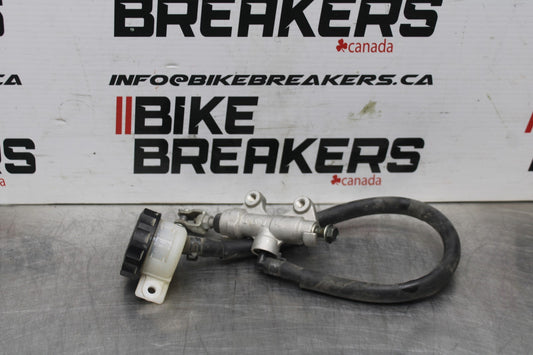 07 KAWASAKI NINJA 650 EX650 REAR BACK BRAKE MASTER CYLINDER W RESERVOIR BB844