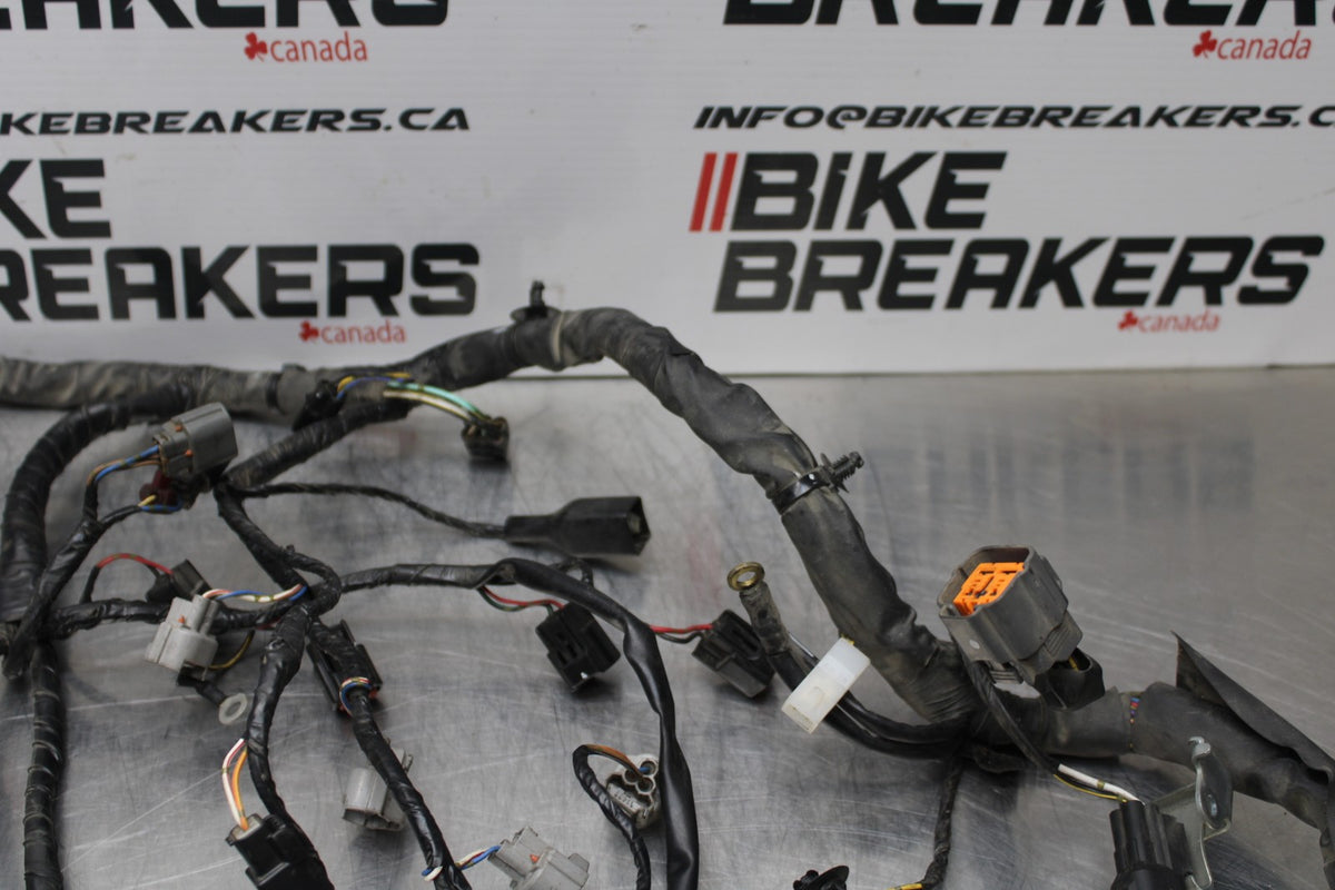 07-08 KAWASAKI NINJA ZX6R MAIN ENGINE WIRING HARNESS MOTOR WIRE LOOM BB199