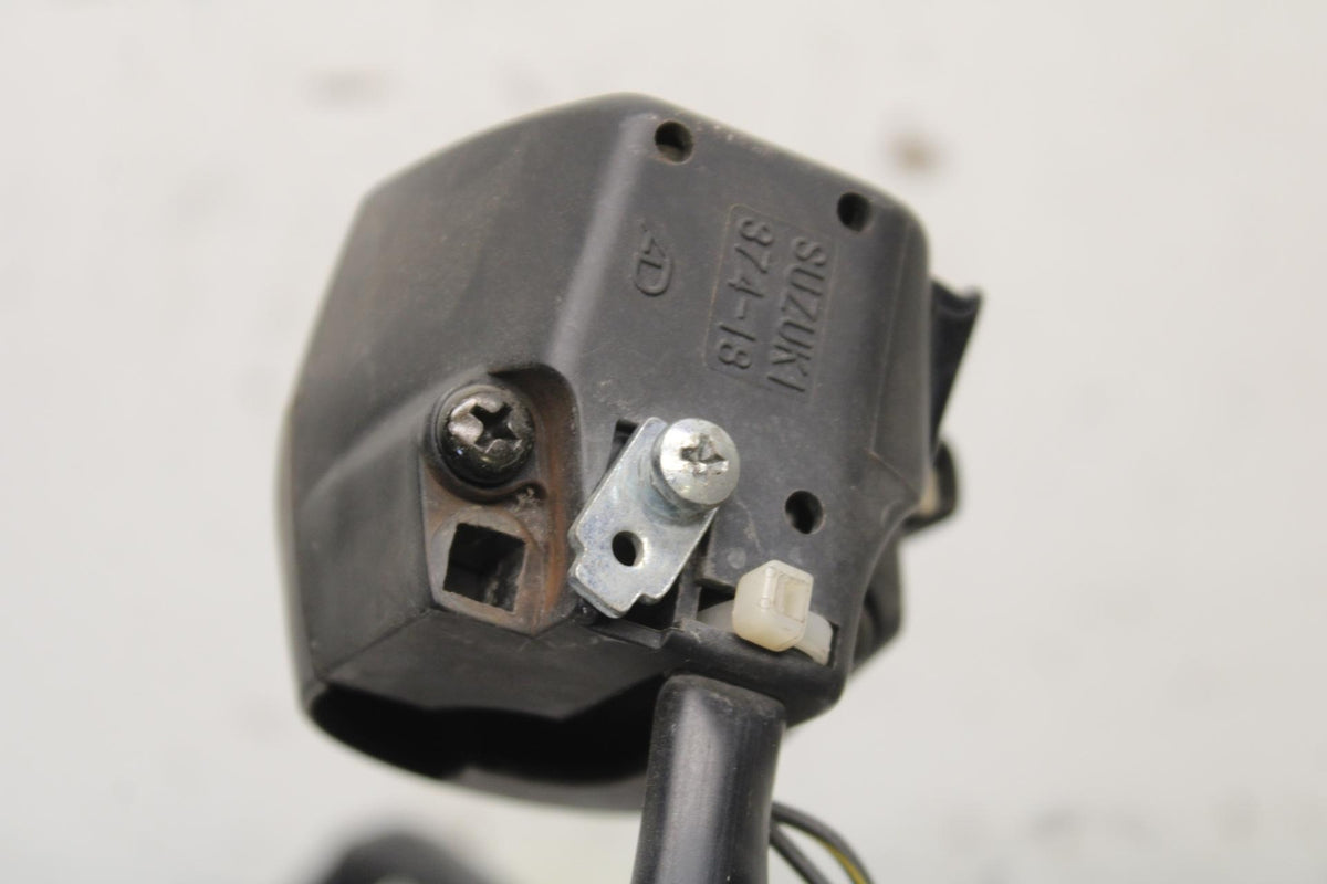 01-03 SUZUKI GSXR600 LEFT CLIP ON HANDLE HORN SIGNALS SWITCH  BB633