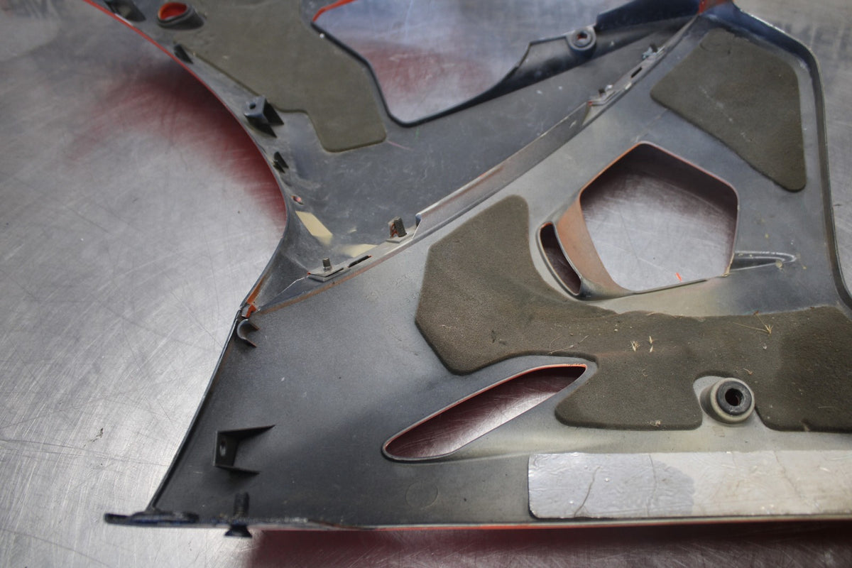03-04 YAMAHA YZF R6 RIGHT LOWER MID UPPER SIDE FAIRING COWL  BB890