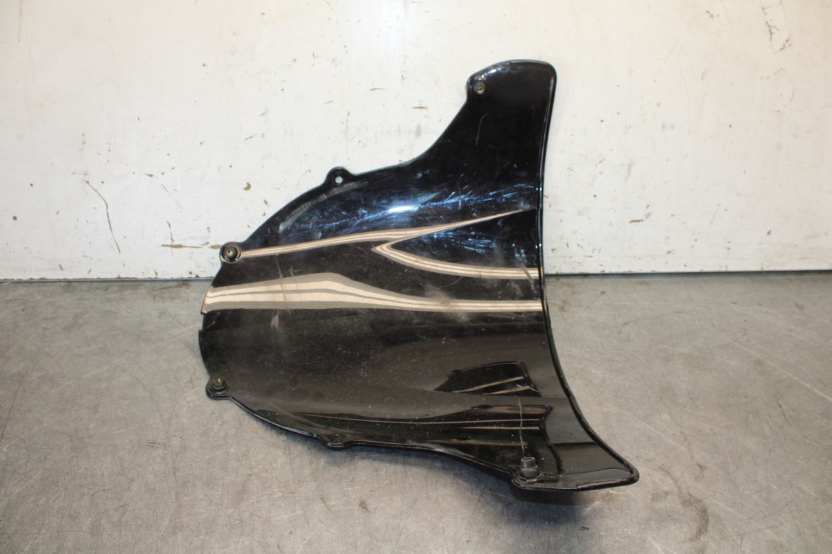 03-04 KAWASAKI NINJA ZX6RR AFTERMARKET BLACK FRONT WINDSHIELD WINDSCREEN BB684 