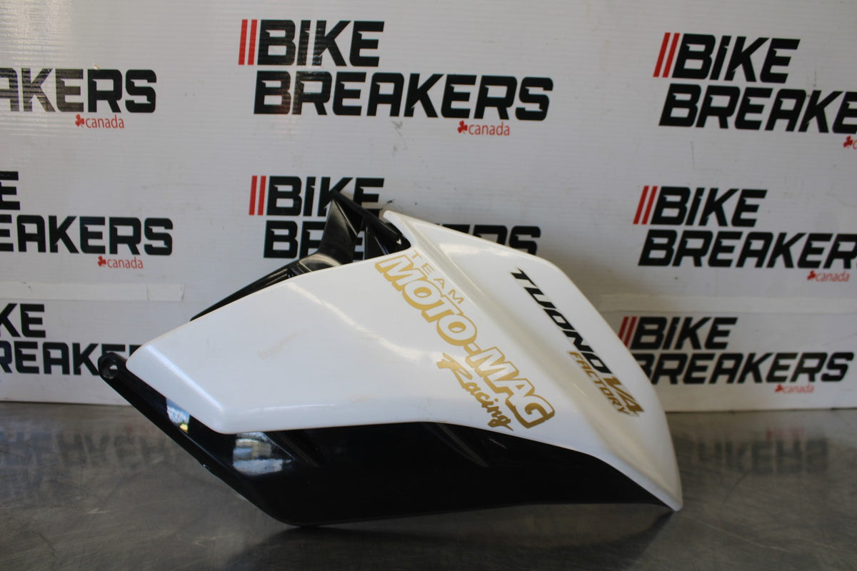 24 APRILIA TUONO V4 1100 FACTORY ABS RIGHT FRONT UPPER MID SIDE FAIRING BB887