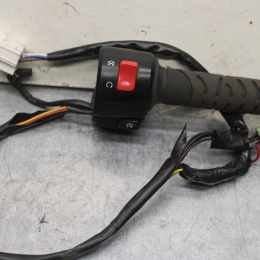 12-17 KAWASAKI ER-6N Z650 RIGHT CLIP ON HANDLE KILL OFF START SWITCH  BB607