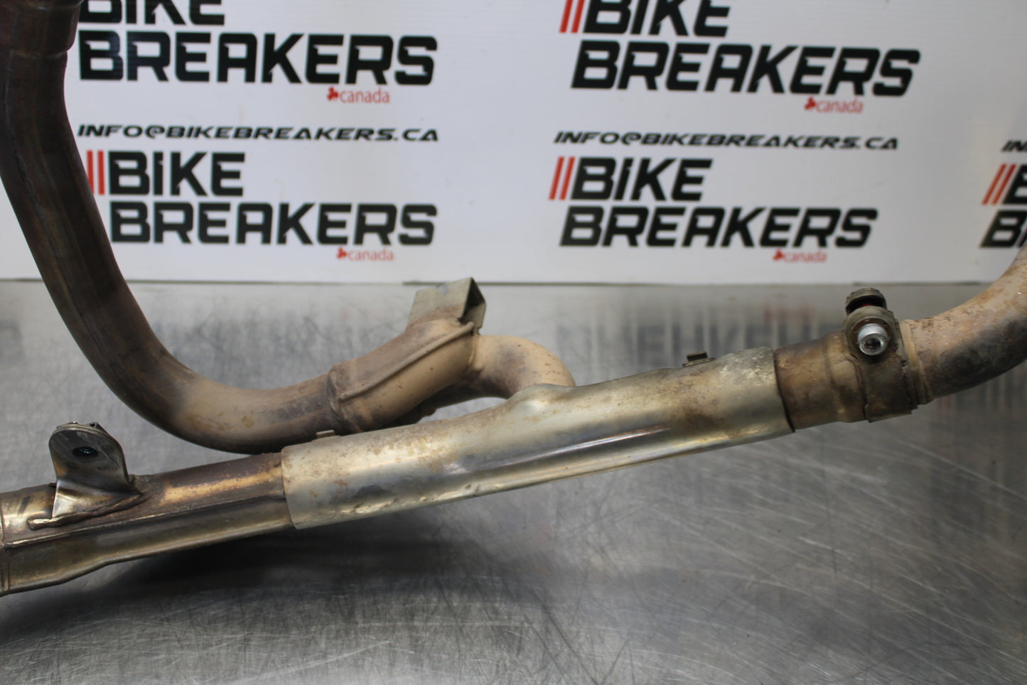 03 SUZUKI SV650S FULL EXHAUST SYSTEM HEADERS PIPE MUFFLER BB167