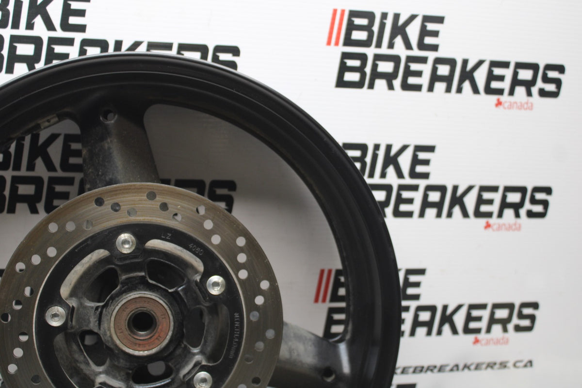 15 SUZUKI GW250F REAR WHEEL BACK RIM & ROTOR BB789