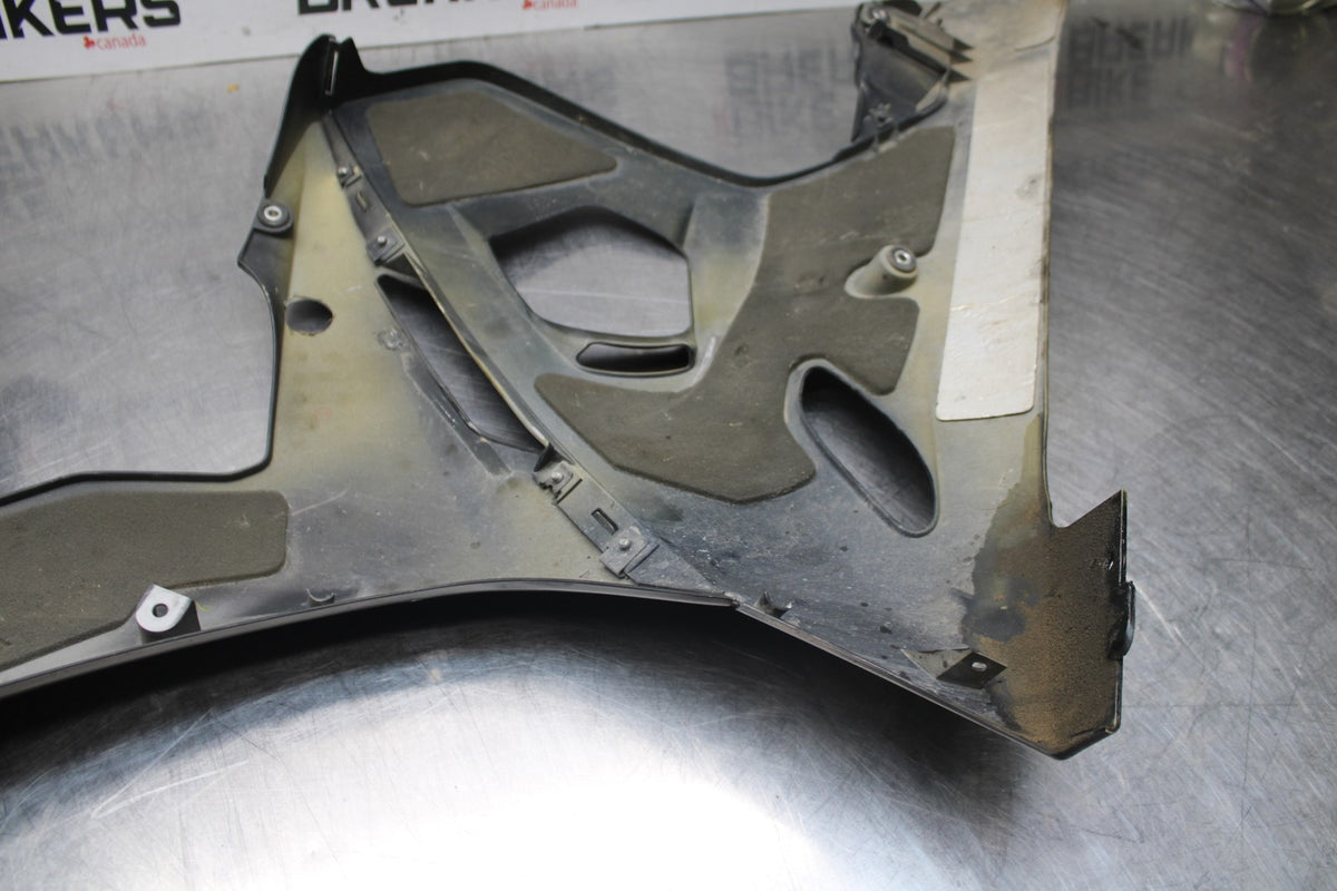 08-09 YAMAHA YZF R6S RIGHT LOWER MID UPPER SIDE FAIRING COWL  BB796