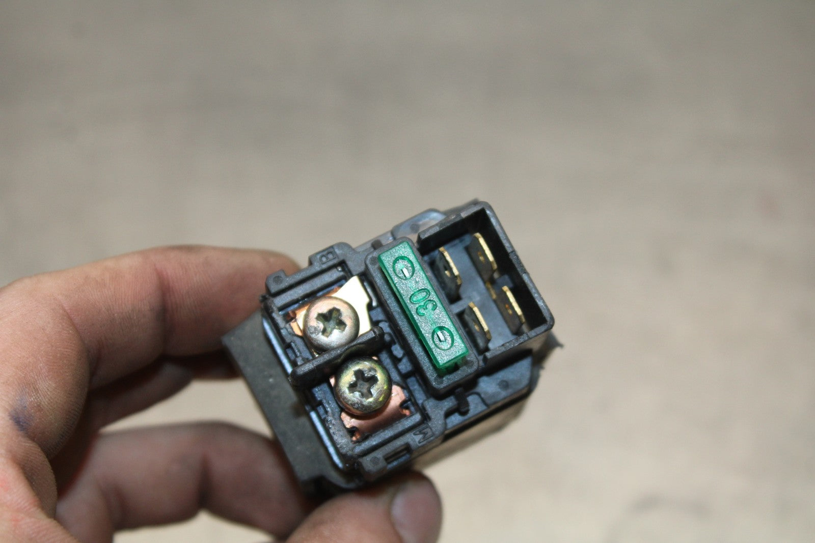 03-08 KAWASAKI VULCAN 1600 ENGINE STARTER RELAY STARTING MOTOR SWITCH BB196