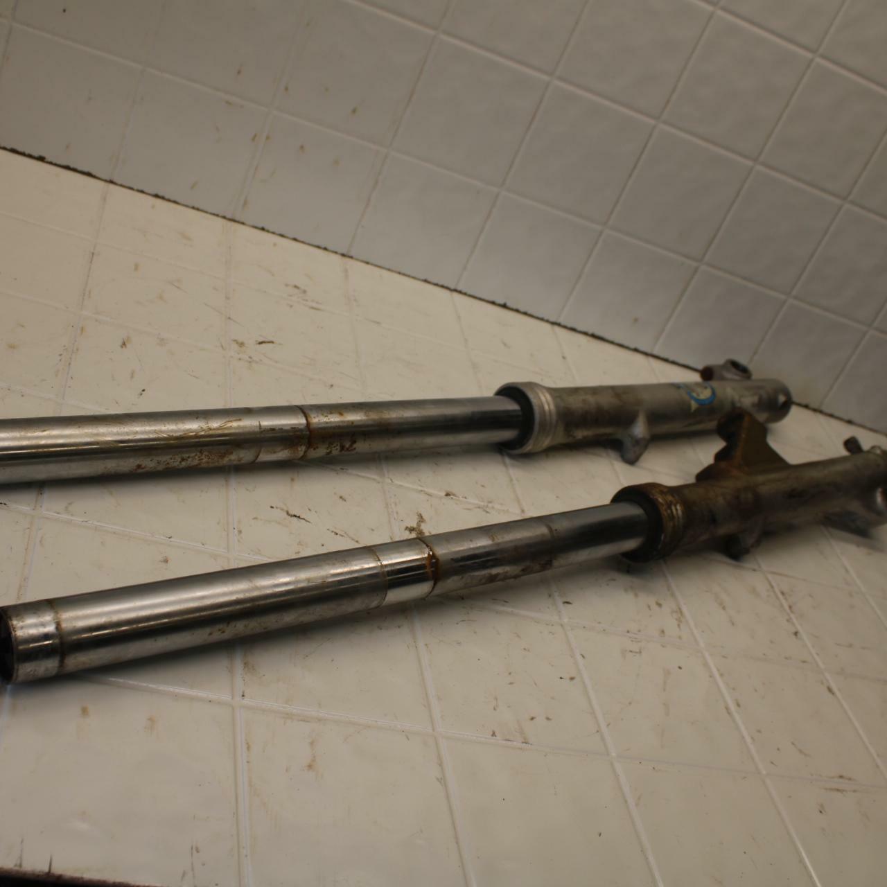 80-83 YAMAHA MAXIM 650 XJ650 FRONT FORKS SHOCK SUSPENSION SET PAIR BB403