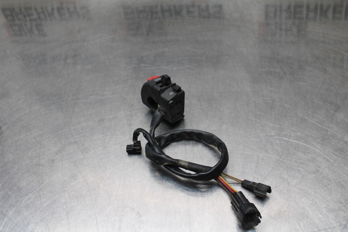 08 KAWASAKI NINJA ZX10R RIGHT CLIP ON HANDLE KILL OFF START SWITCHES BB201