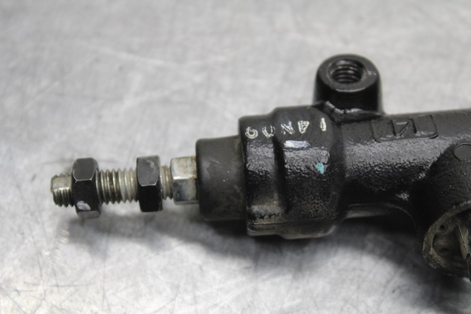 15-16 KAWASAKI EX300 REAR BACK BRAKE MASTER CYLINDER W RESERVOIR BB635