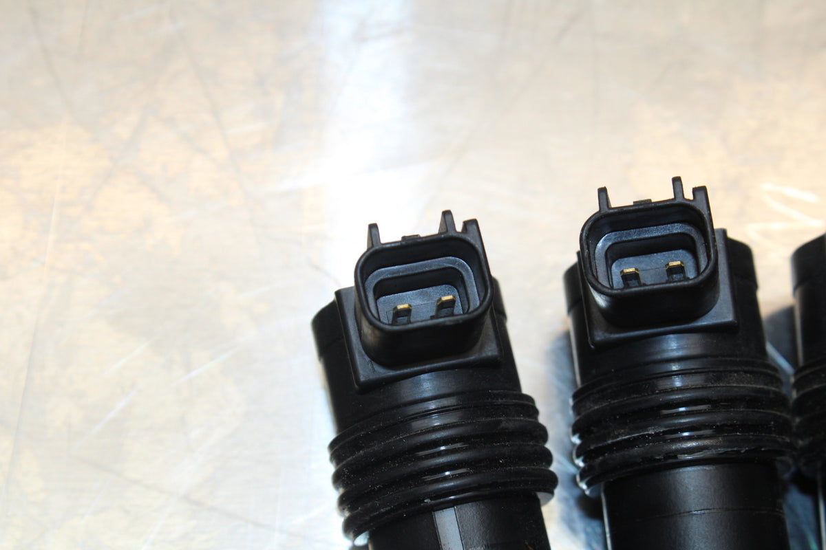 13-17 KAWASAKI NINJA ZX6R ZX636 ABS IGNITION COILS COIL SPARK PLUG CAPS BB143