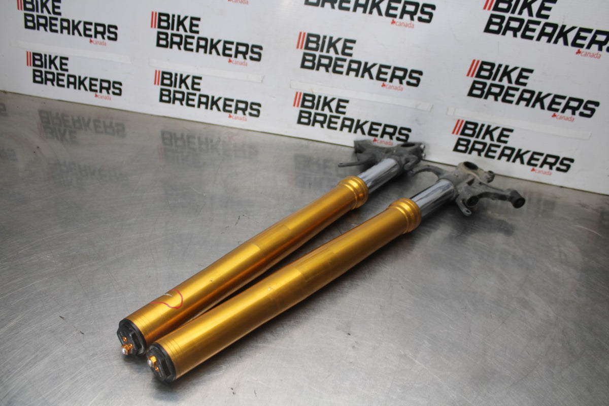 17 YAMAHA YZF R6 FRONT FORKS SHOCK SUSPENSION SET PAIR BB922