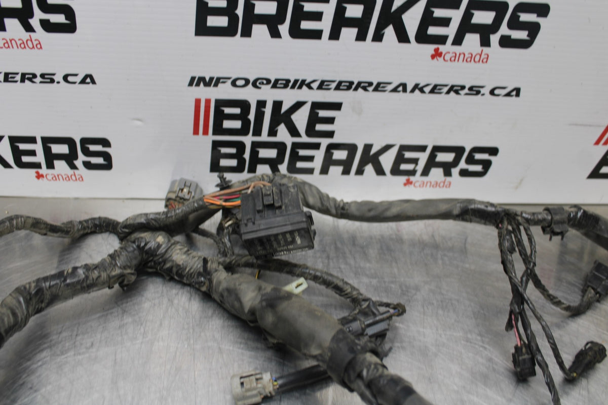 09-10 KAWASAKI ER-6N MAIN ENGINE WIRING HARNESS MOTOR WIRE LOOM BB205