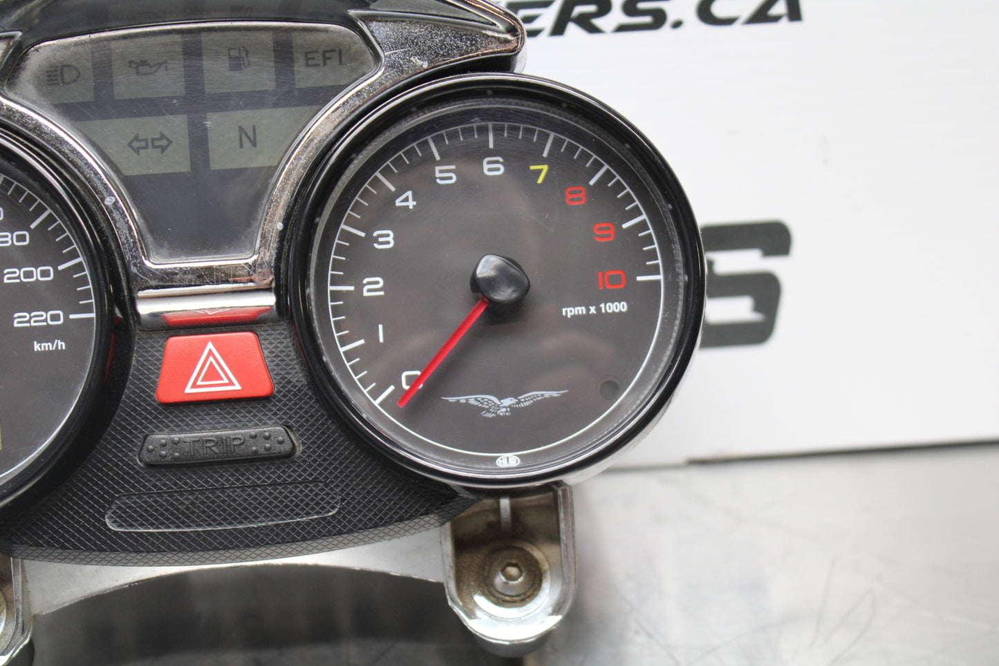 08 MOTO GUZZI BREVA 750 SPEEDO TACH GAUGES DISPLAY CLUSTER SPEEDOMETER BB154