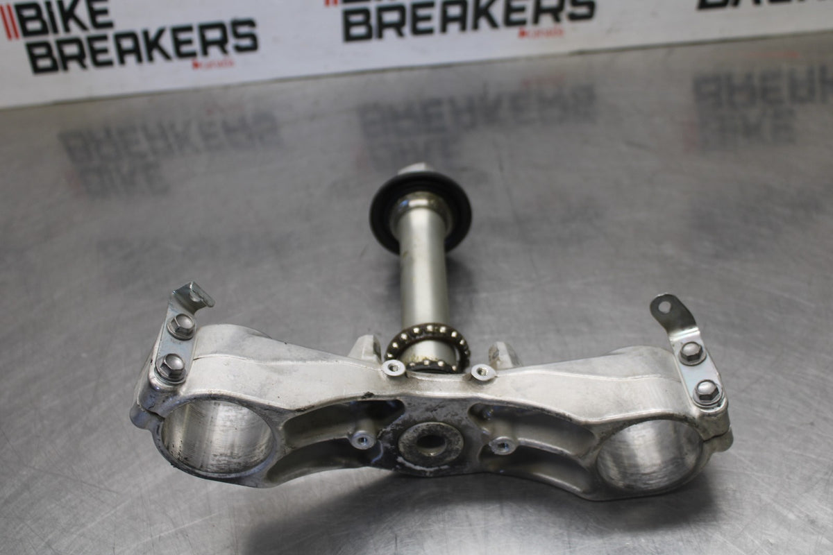 08-09 KAWASAKI NINJA ZX14R FRONT FORKS CLAMP LOWER TRIPLE TREE STEM BB932