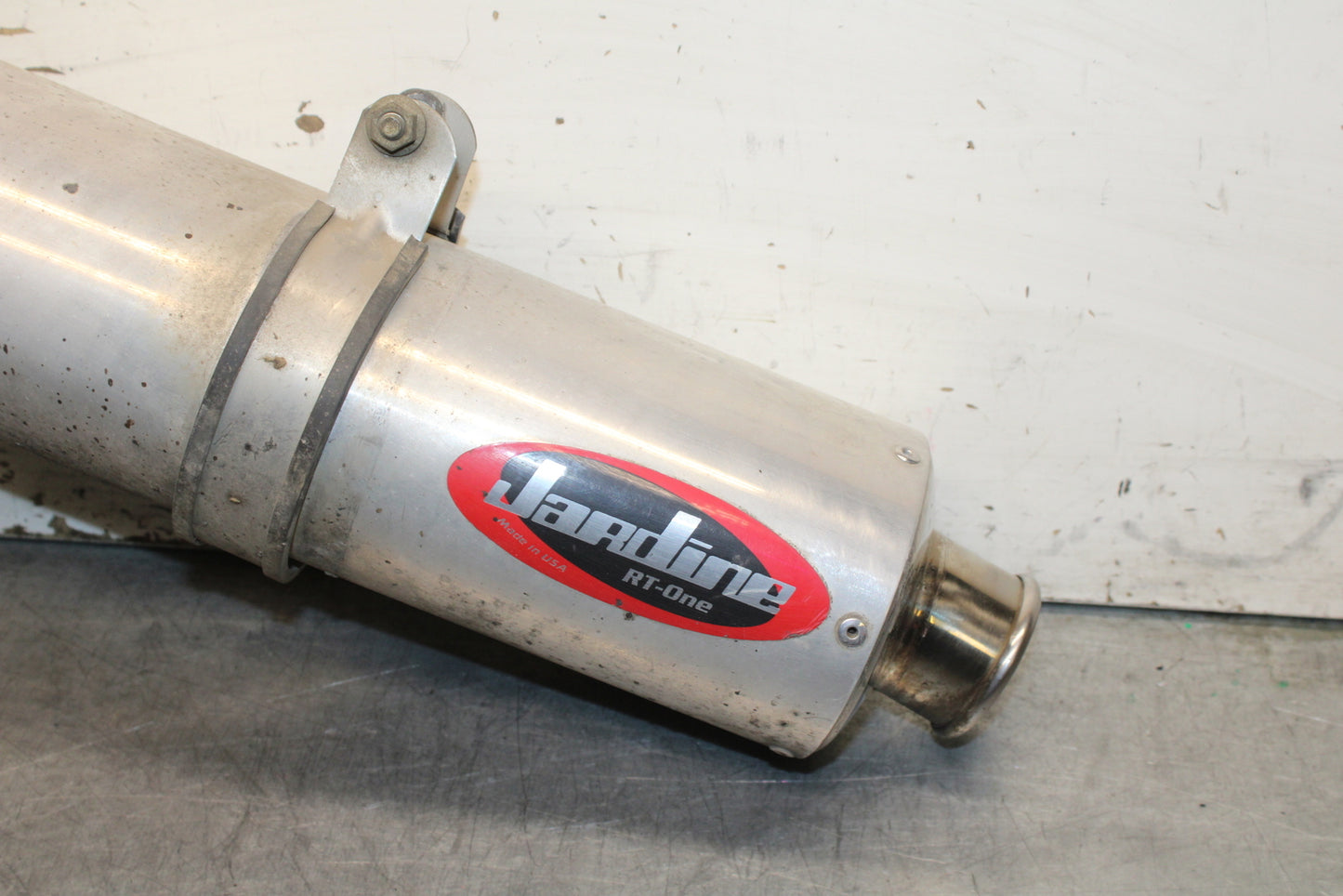 05-06 HONDA CBR600RR AFTERMARKET JARDINE EXHAUST PIPE MUFFLER SLIP ON BB739