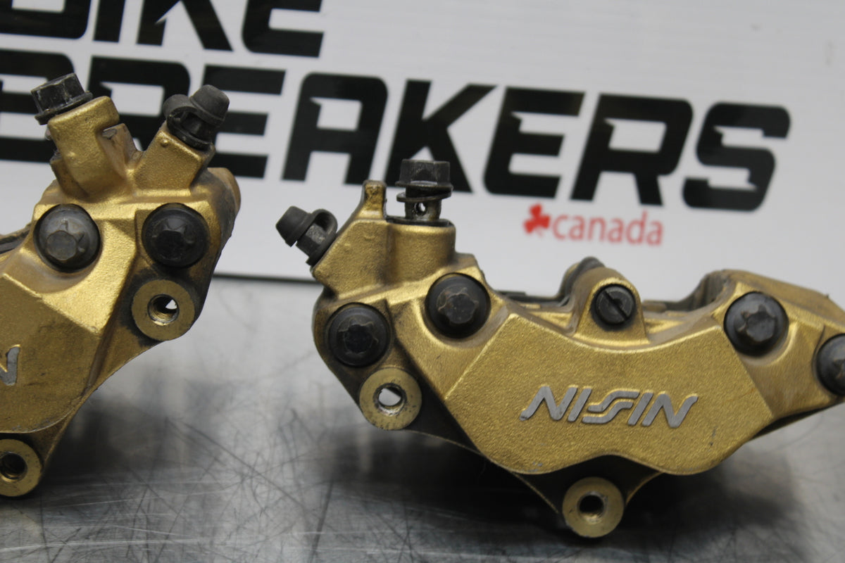 98-05 HONDA SUPER HAWK 1000 VTR1000F RIGHT LEFT FRONT BRAKE CALIPER SET BB152