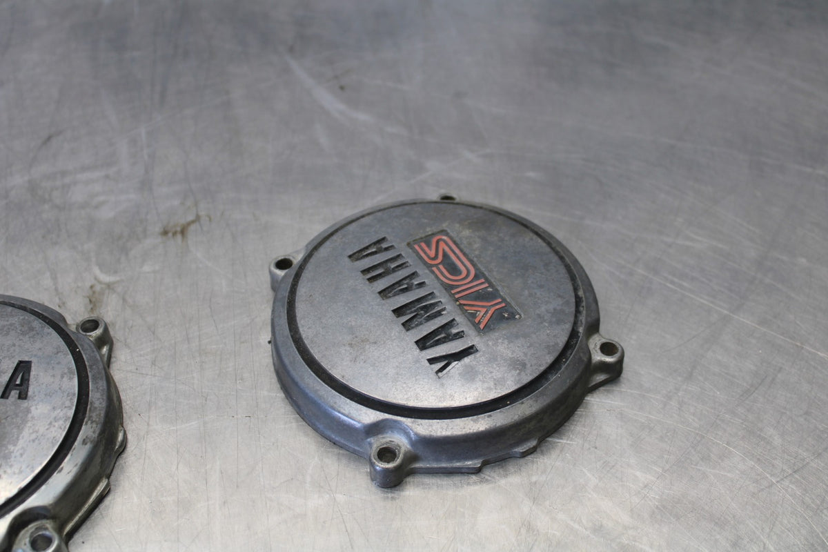 81 YAMAHA MAXIM 550 XJ550 RIGHT LEFT SIDE ENGINE MOTOR COVER BB866